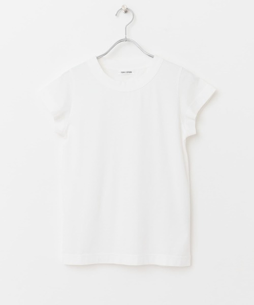 FORK&SPOON（フォークアンドスプーン）の「FORK&SPOON　コンパクトTシャツ（Tシャツ/カットソー・レディース・ライトブルー/ネイビー/オフホワイト/イエロー・1）」の21枚目の写真