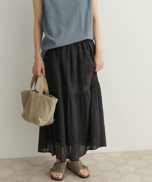 新品未使用♡定価６万　21SS アドーア　ファインコードレーススカート　黒　36 新品未使用♡定価6万 21SS アドーア ファインコードレーススカート 黒
