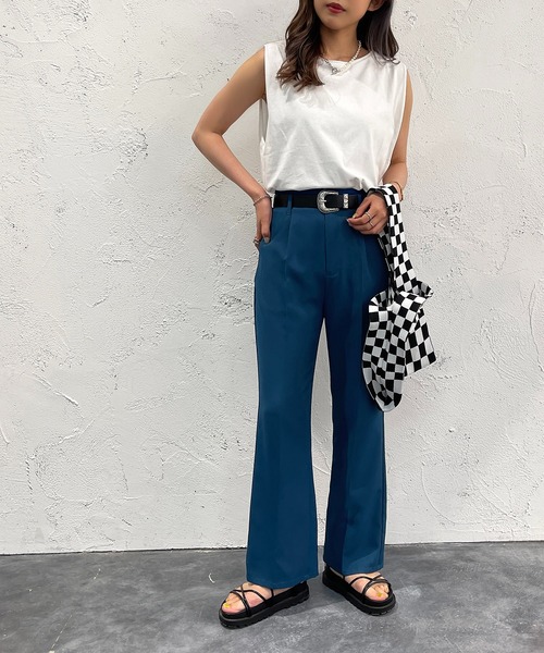 apres jour mignon(アプレジュールミニョン)の「タンクインナー【ZOZOTOWN限定アイテム】(タンクトップ・レディース・ブラック/オフホワイト/ピンク・フリー/X-LARGE)」の7枚目の写真
