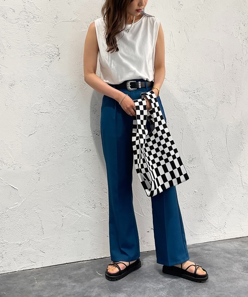 apres jour mignon(アプレジュールミニョン)の「タンクインナー【ZOZOTOWN限定アイテム】(タンクトップ・レディース・ブラック/オフホワイト/ピンク・フリー/X-LARGE)」の8枚目の写真
