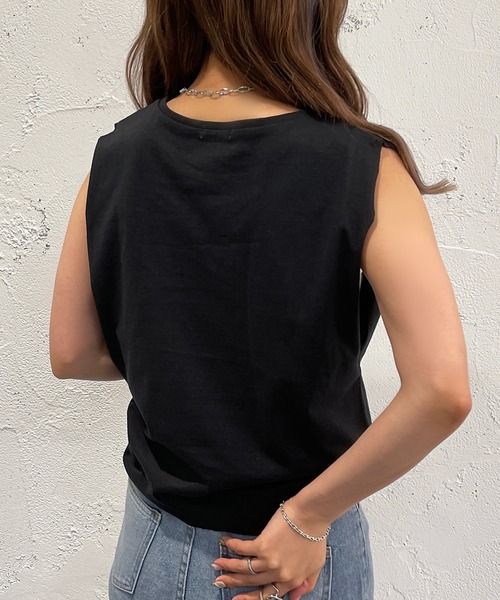 apres jour mignon(アプレジュールミニョン)の「タンクインナー【ZOZOTOWN限定アイテム】(タンクトップ・レディース・ブラック/オフホワイト/ピンク・フリー/X-LARGE)」の12枚目の写真