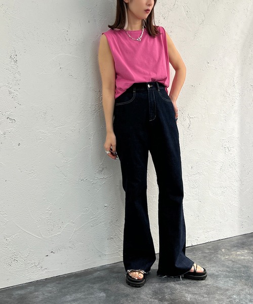 apres jour mignon(アプレジュールミニョン)の「タンクインナー【ZOZOTOWN限定アイテム】(タンクトップ・レディース・ブラック/オフホワイト/ピンク・フリー/X-LARGE)」の21枚目の写真