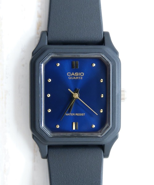 CASIO(カシオ)の「CASIO カシオ:スタンダード アナログ スクエア / LQ142(アナログ腕時計・レディース・ホワイト/ブラック/ダークネイビー/ゴールド・FREE)」の3枚目の写真