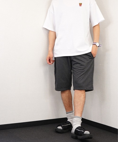 Burner(バーナー)の「【GROOVY STORE】ウエスト リブ無地 ショート パンツ(その他パンツ・メンズ・ブラック/チャコールグレー/グリーン/グレー・LL/L/M)」の13枚目の写真