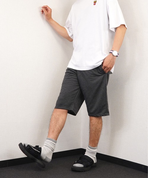 Burner(バーナー)の「【GROOVY STORE】ウエスト リブ無地 ショート パンツ(その他パンツ・メンズ・ブラック/チャコールグレー/グリーン/グレー・LL/L/M)」の14枚目の写真