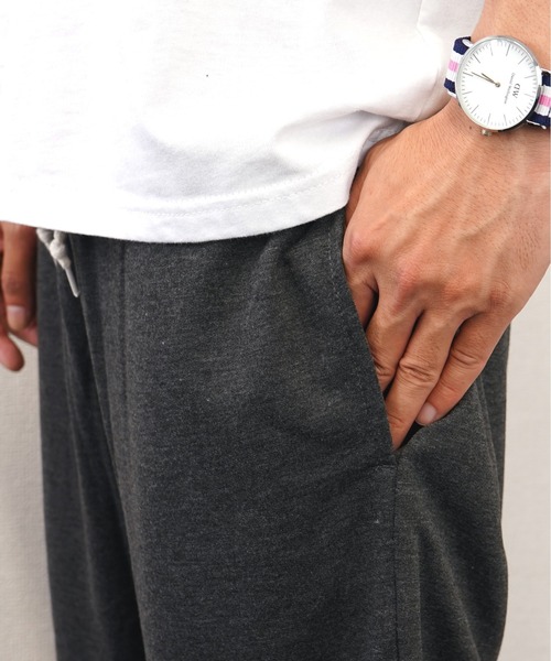 Burner(バーナー)の「【GROOVY STORE】ウエスト リブ無地 ショート パンツ(その他パンツ・メンズ・ブラック/チャコールグレー/グリーン/グレー・LL/L/M)」の18枚目の写真