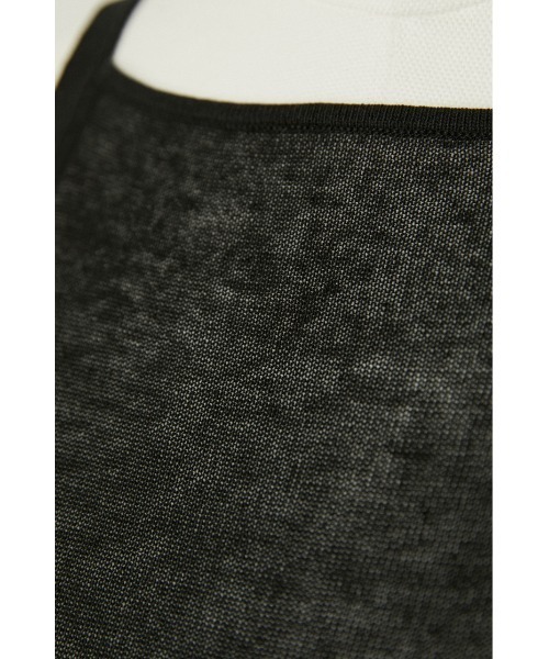 RIM.ARK(リムアーク)の「Layered cami tops(キャミソール・レディース・ブラック/グリーン・FREE)」の10枚目の写真