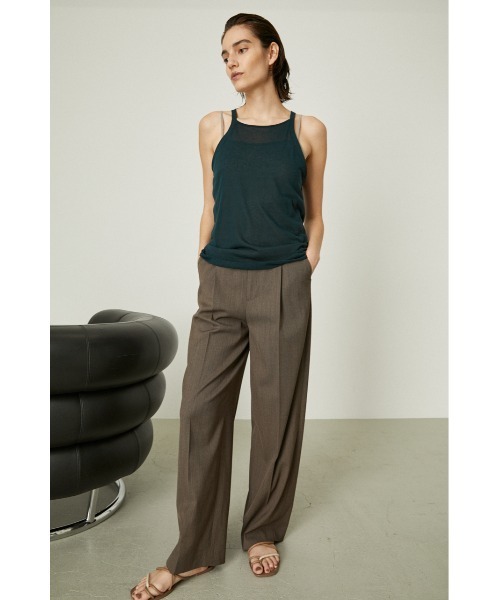 RIM.ARK(リムアーク)の「Layered cami tops(キャミソール・レディース・ブラック/グリーン・FREE)」の9枚目の写真