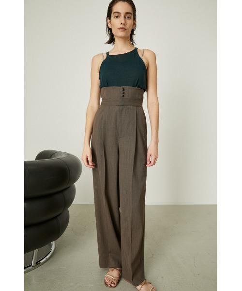 RIM.ARK(リムアーク)の「Layered cami tops(キャミソール・レディース・ブラック/グリーン・FREE)」の5枚目の写真