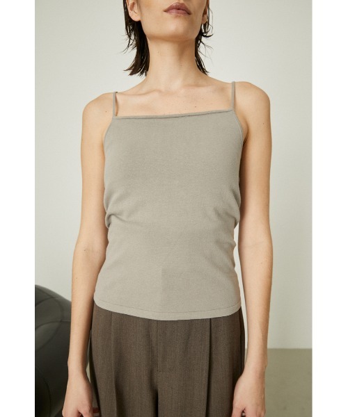 RIM.ARK(リムアーク)の「Layered cami tops(キャミソール・レディース・ブラック/グリーン・FREE)」の15枚目の写真