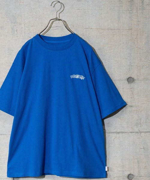 Red Cap Girl（レッドキャプガール）の「【a-r】〔Red Cap Girl/レッドキャップガール〕天竺バックワッペンロゴガールプリント 半袖BIGTシャツ（Tシャツ/カットソー・メンズ・ホワイト/グリーン/ブルー/ブラック・LARGE/MEDIUM/X-LARGE）」の20枚目の写真