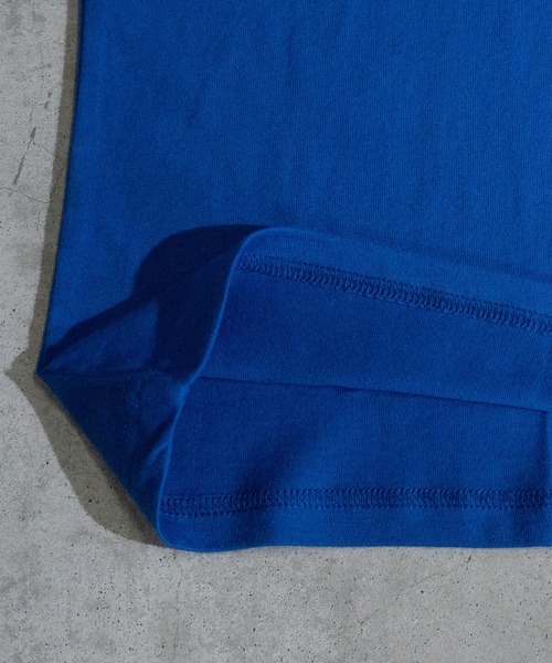 Red Cap Girl（レッドキャプガール）の「【a-r】〔Red Cap Girl/レッドキャップガール〕天竺バックワッペンロゴガールプリント 半袖BIGTシャツ（Tシャツ/カットソー・メンズ・ホワイト/グリーン/ブルー/ブラック・LARGE/MEDIUM/X-LARGE）」の15枚目の写真