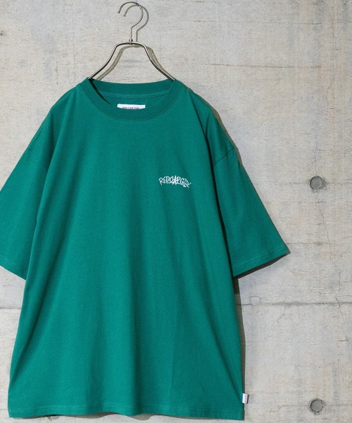 Red Cap Girl（レッドキャプガール）の「【a-r】〔Red Cap Girl/レッドキャップガール〕天竺バックワッペンロゴガールプリント 半袖BIGTシャツ（Tシャツ/カットソー・メンズ・ホワイト/グリーン/ブルー/ブラック・LARGE/MEDIUM/X-LARGE）」の13枚目の写真