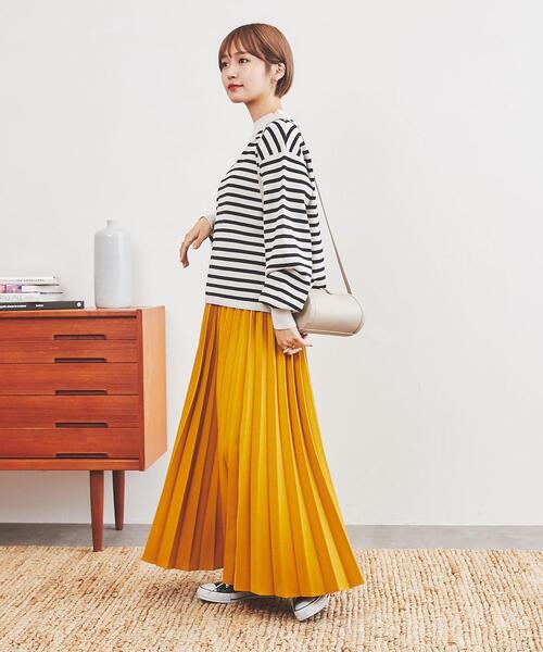 coen（コーエン）の「ウールライクプリーツスカート#（スカート・レディース・ダークグリーン/ネイビー/ダークグレー/マスタード・M/L）」の12枚目の写真