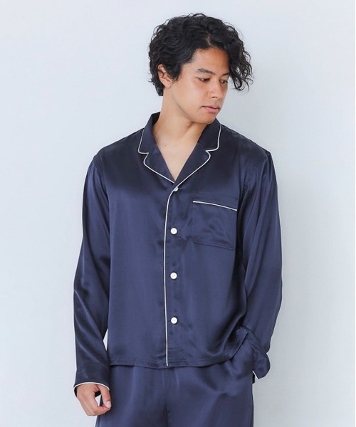 Foo Tokyo（フートーキョー）の「【トップス】 シルクパジャマ ナロー