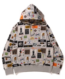 A BATHING APE（アベイシングエイプ）の「BAPE MULTI LABEL RELAXED FIT PULLOVER HOODIE M（パーカー）」