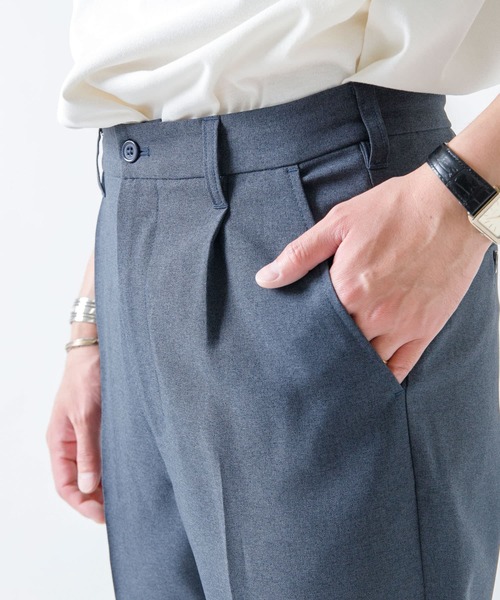 URBAN RESEARCH ROSSO MEN（アーバンリサーチロッソメン）の「『XLサイズあり』ドライストレッチイージースラックス（スーツパンツ・メンズ・ブラック/グレー/ネイビー・MEDIUM/LARGE/X-LARGE）」の6枚目の写真