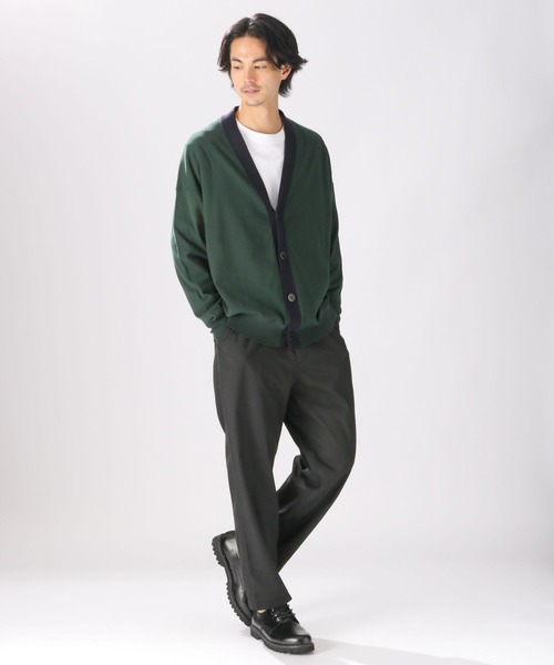 niko and...(ニコアンド)の「プレーティングVネックカーディガン(カーディガン/ボレロ・メンズ・ベージュ/グリーン/ネイビー・MEDIUM/LARGE)」の11枚目の写真