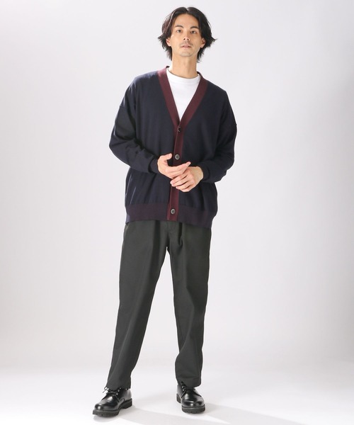 niko and...(ニコアンド)の「プレーティングVネックカーディガン(カーディガン/ボレロ・メンズ・ベージュ/グリーン/ネイビー・MEDIUM/LARGE)」の12枚目の写真