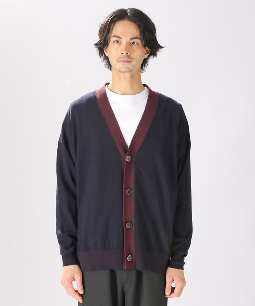 niko and...(ニコアンド)の「プレーティングVネックカーディガン(カーディガン/ボレロ・メンズ・ベージュ/グリーン/ネイビー・MEDIUM/LARGE)」の13枚目の写真