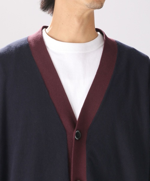 niko and...(ニコアンド)の「プレーティングVネックカーディガン(カーディガン/ボレロ・メンズ・ベージュ/グリーン/ネイビー・MEDIUM/LARGE)」の17枚目の写真