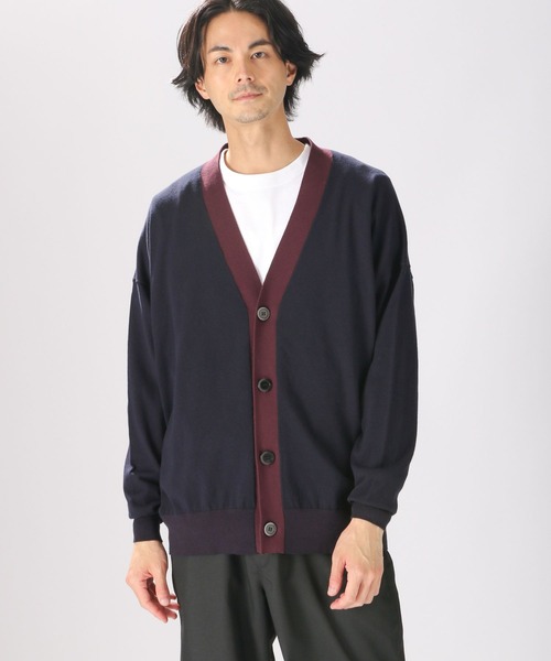 niko and...(ニコアンド)の「プレーティングVネックカーディガン(カーディガン/ボレロ・メンズ・ベージュ/グリーン/ネイビー・MEDIUM/LARGE)」の9枚目の写真