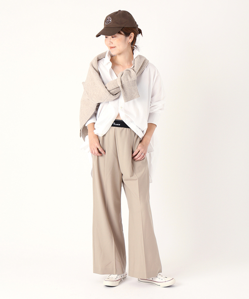 plage(プラージュ)の「Typewriter シャツ(シャツ/ブラウス・レディース・ホワイト/ブラック/サックスブルー・36/38)」の7枚目の写真