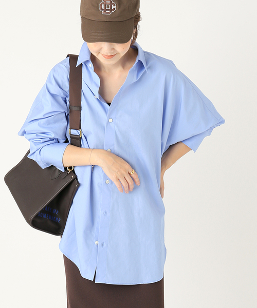 plage(プラージュ)の「Typewriter シャツ(シャツ/ブラウス・レディース・ホワイト/ブラック/サックスブルー・36/38)」の14枚目の写真