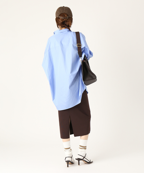 plage(プラージュ)の「Typewriter シャツ(シャツ/ブラウス・レディース・ホワイト/ブラック/サックスブルー・36/38)」の18枚目の写真