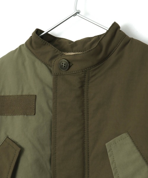 MAKE YOUR DAY(メイクユアデイ)の「M-65モッズコート■150.160cm(ダウンジャケット/コート・キッズ・ベージュ/チャコールグレー/カーキ・150/160)」の7枚目の写真
