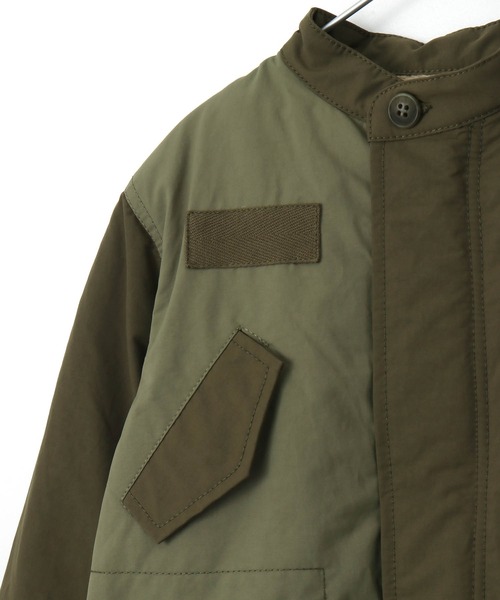 MAKE YOUR DAY(メイクユアデイ)の「M-65モッズコート■150.160cm(ダウンジャケット/コート・キッズ・ベージュ/チャコールグレー/カーキ・150/160)」の8枚目の写真