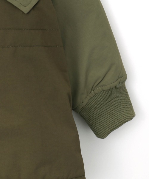 MAKE YOUR DAY(メイクユアデイ)の「M-65モッズコート■150.160cm(ダウンジャケット/コート・キッズ・ベージュ/チャコールグレー/カーキ・150/160)」の9枚目の写真