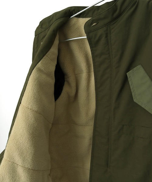 MAKE YOUR DAY(メイクユアデイ)の「M-65モッズコート■150.160cm(ダウンジャケット/コート・キッズ・ベージュ/チャコールグレー/カーキ・150/160)」の12枚目の写真