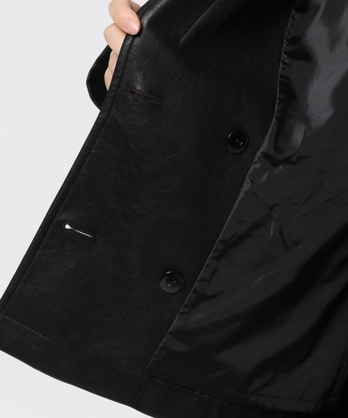 eL（エル）の「【eL】Vegan Leather Trench Blouson/162831（トレンチコート・レディース・ブラック/ブラウン・FREE）」の18枚目の写真