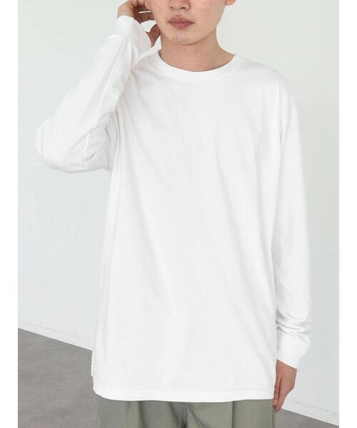 CRAFT STANDARD BOUTIQUE(クラフトスタンダードブティック)の「【WEB限定】ONEITA 長袖TEE *(Tシャツ/カットソー・メンズ・ホワイト・LL/M/L)」の3枚目の写真