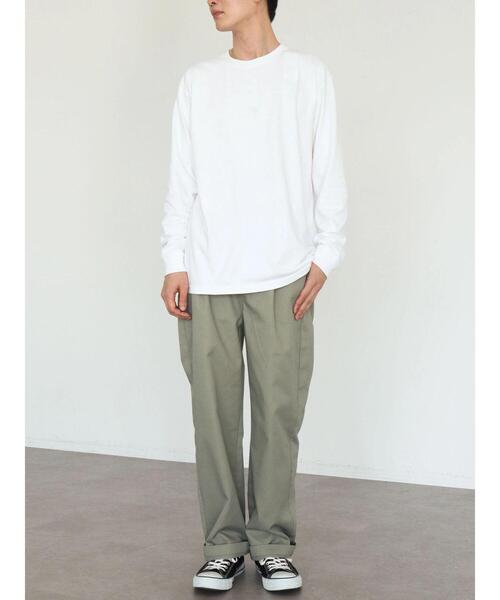 CRAFT STANDARD BOUTIQUE(クラフトスタンダードブティック)の「【WEB限定】ONEITA 長袖TEE *(Tシャツ/カットソー・メンズ・ホワイト・LL/M/L)」の5枚目の写真