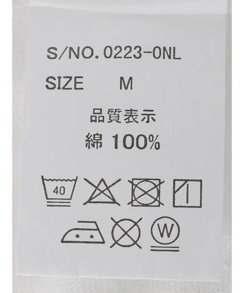 CRAFT STANDARD BOUTIQUE(クラフトスタンダードブティック)の「【WEB限定】ONEITA 長袖TEE *(Tシャツ/カットソー・メンズ・ホワイト・LL/M/L)」の12枚目の写真