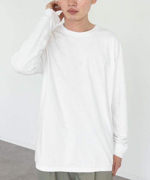 CRAFT STANDARD BOUTIQUE(クラフトスタンダードブティック)の「【WEB限定】ONEITA 長袖TEE *(Tシャツ/カットソー・メンズ・ホワイト・LL/M/L)」の15枚目の写真