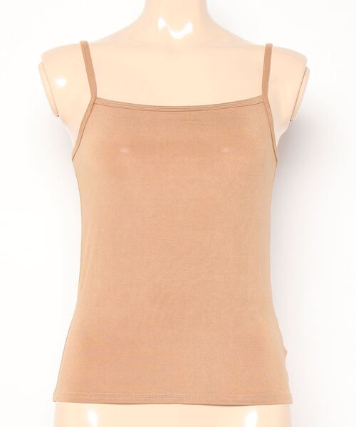 ibeul_(イベール)の「ソフトインナーキャミソール(キャミソール・レディース・ホワイト/ブラック/ブラウン/ピンク/アイボリー・FREE)」の12枚目の写真