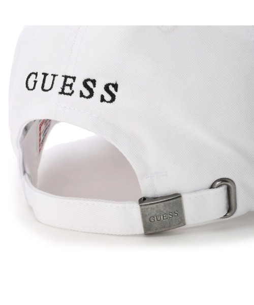 Guess（ゲス）の「Logo Baseball Cap 帽子 キャップ（キャップ・メンズ・ホワイト/ブラック/ベージュ/カーキ・ONE SIZE）」の9枚目の写真