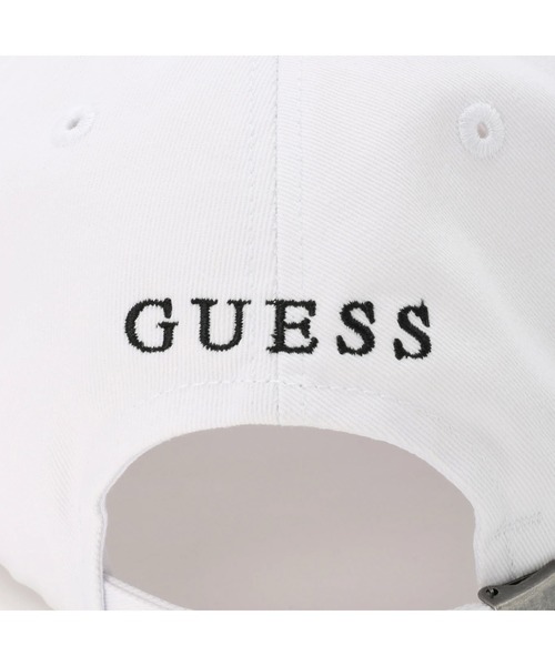 Guess（ゲス）の「Logo Baseball Cap 帽子 キャップ（キャップ・メンズ・ホワイト/ブラック/ベージュ/カーキ・ONE SIZE）」の10枚目の写真