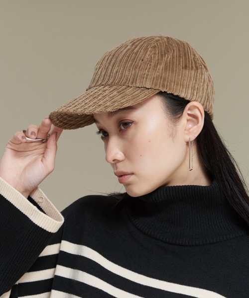 NOMINE（ノミネ）の「【WEB限定】【Hollingworth】コールキャップ（キャップ・レディース・ブラック/ベージュ・フリー）」の3枚目の写真