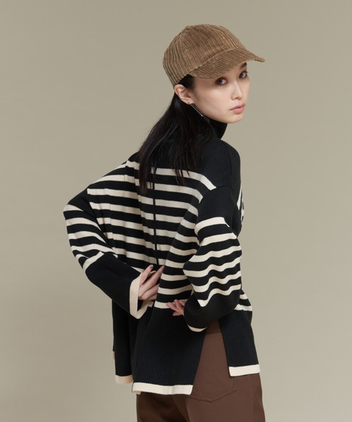 NOMINE（ノミネ）の「【WEB限定】【Hollingworth】コールキャップ（キャップ・レディース・ブラック/ベージュ・フリー）」の7枚目の写真