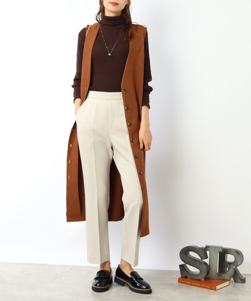 DRESKIP（ドレスキップ）の「◆【細見えスタイルUPが叶う！】ストレッチ フレアパンツ（その他パンツ・レディース・ライトブルー/ブラック/ナチュラル・02/03/04）」の4枚目の写真