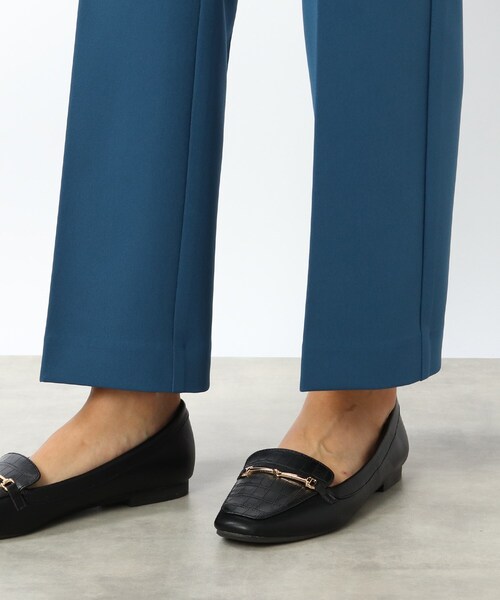 DRESKIP（ドレスキップ）の「◆【細見えスタイルUPが叶う！】ストレッチ フレアパンツ（その他パンツ・レディース・ライトブルー/ブラック/ナチュラル・02/03/04）」の10枚目の写真