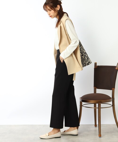 DRESKIP（ドレスキップ）の「◆【細見えスタイルUPが叶う！】ストレッチ フレアパンツ（その他パンツ・レディース・ライトブルー/ブラック/ナチュラル・02/03/04）」の16枚目の写真