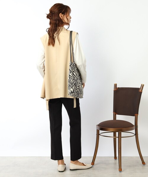 DRESKIP（ドレスキップ）の「◆【細見えスタイルUPが叶う！】ストレッチ フレアパンツ（その他パンツ・レディース・ライトブルー/ブラック/ナチュラル・02/03/04）」の17枚目の写真