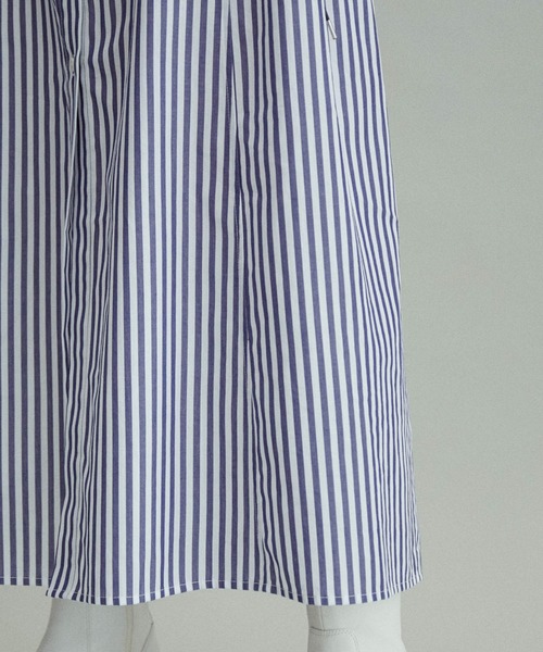 ADAM ET ROPE'(アダムエロペ)の「【WEB限定(一部店舗展開あり)】アジャストシャツワンピース(シャツワンピース・レディース・ブラック/ブラウン系その他2/ブルー系その他4・FREE)」の18枚目の写真