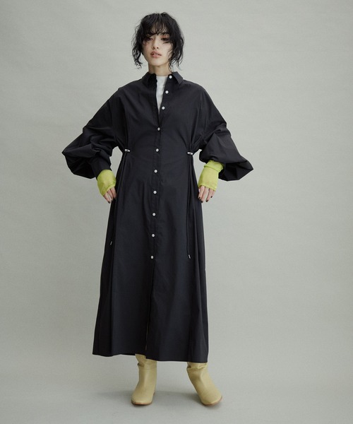 ADAM ET ROPE'(アダムエロペ)の「【WEB限定(一部店舗展開あり)】アジャストシャツワンピース(シャツワンピース・レディース・ブラック/ブラウン系その他2/ブルー系その他4・FREE)」の19枚目の写真