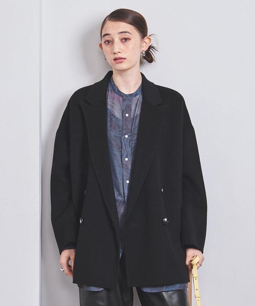 SACRA(サクラ)の「<SACRA>RV OVER ジャケット(テーラードジャケット・レディース・ブラック・38)」の5枚目の写真